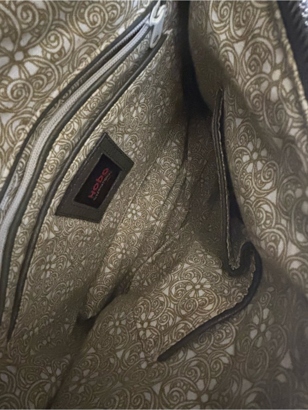 Green Leather Convertible Women’s Backpack - Picture 9 of 10